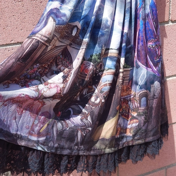 Diamond Honey (Ero Lolita Dress Dragon and Knight Gothic Lolita JSK Dress - Picture 8 of 9